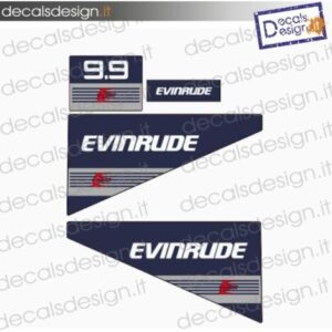 ADESIVI MOTORE MARINO EVINRUDE 9.9 CV