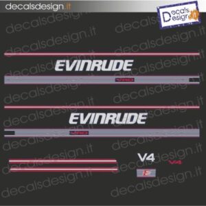 EVINRUDE MARINE ENGINE STICKERS 115 CV VRO