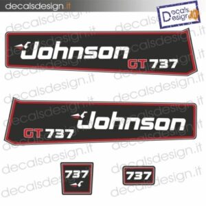 JOHNSON MARINE ENGINE STICKERS 40 CV – 737 GT