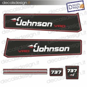 JOHNSON MARINE ENGINE STICKERS 40 CV – 737 VR