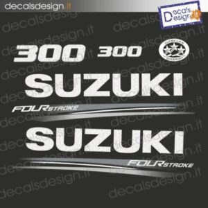 SUZUKI MARINE ENGINE STICKERS 300 CV FOUR STROKE 2018