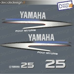 ADESIVI MOTORE MARINO YAMAHA 25 CV F25