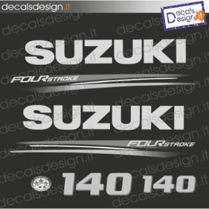 SUZUKI MARINE ENGINE STICKERS 140 CV FOUR STROKE 2018