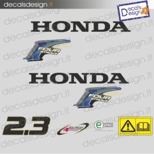 Kit di adesivi per motore fuoribordo Honda 2.3 cv four stroke