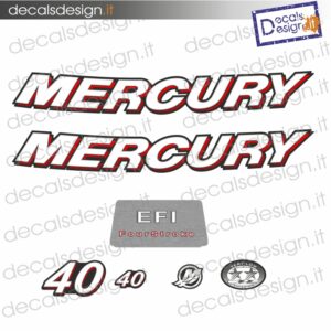 ADESIVI MOTORE MARINO MERCURY 40 CV EFI ver2